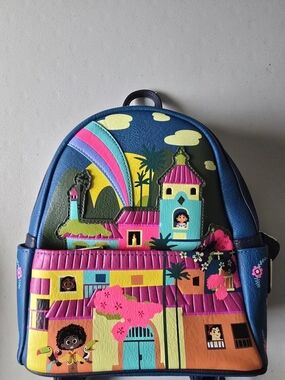 Disney Parks Loungefly Encanto Casita Mini Backpack Mirabel Madrigal House Bag